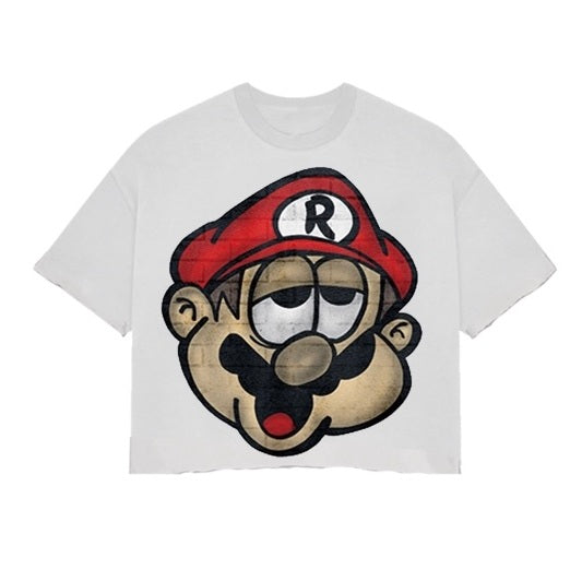 mario croppped tee