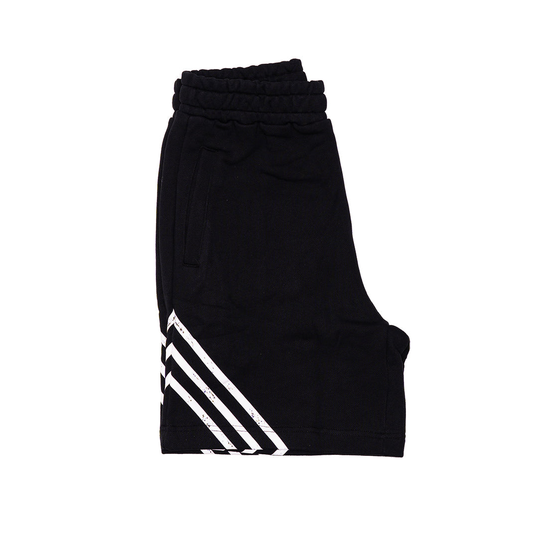 prestige "p logo" striped shorts