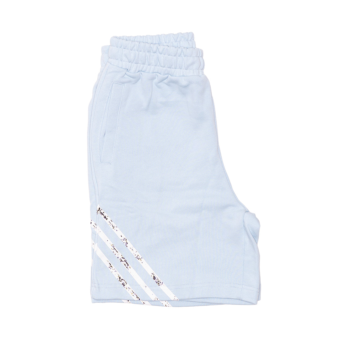 prestige "p logo" striped shorts