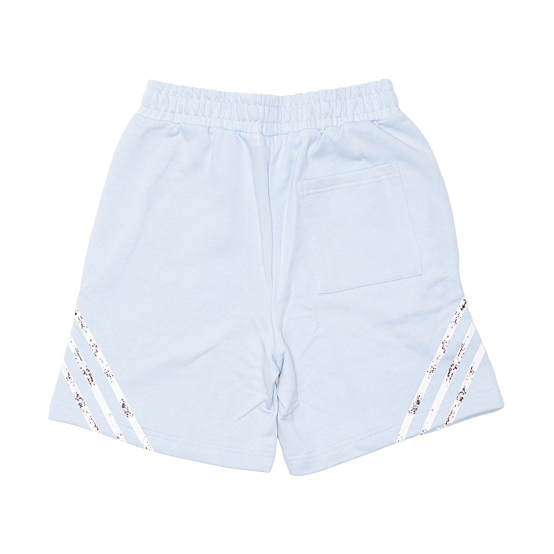 prestige "p logo" striped shorts