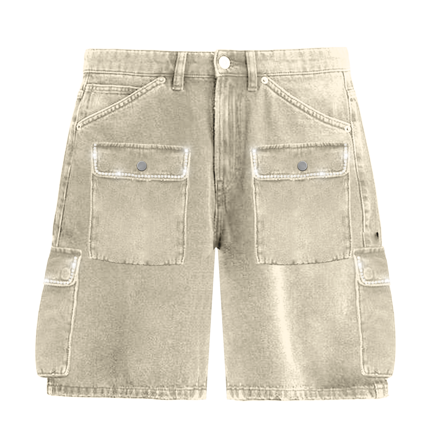 prestige rhinestone set shorts