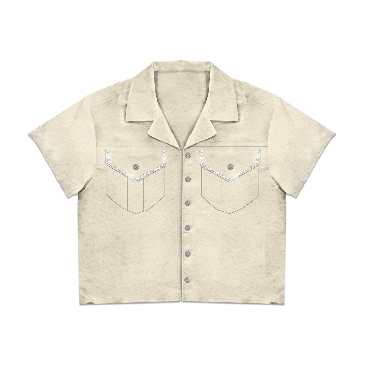prestige rhinestone button up