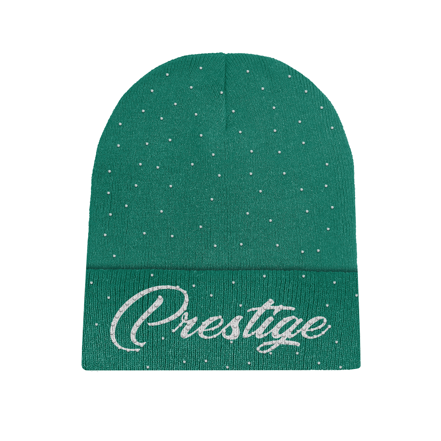 prestige rhinestone beanie