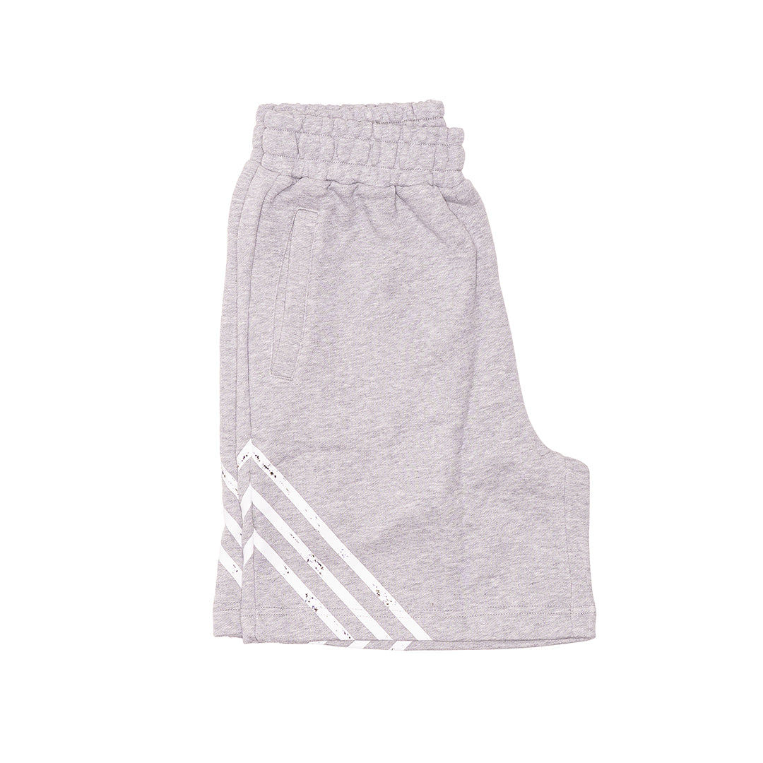 prestige "p logo" striped shorts