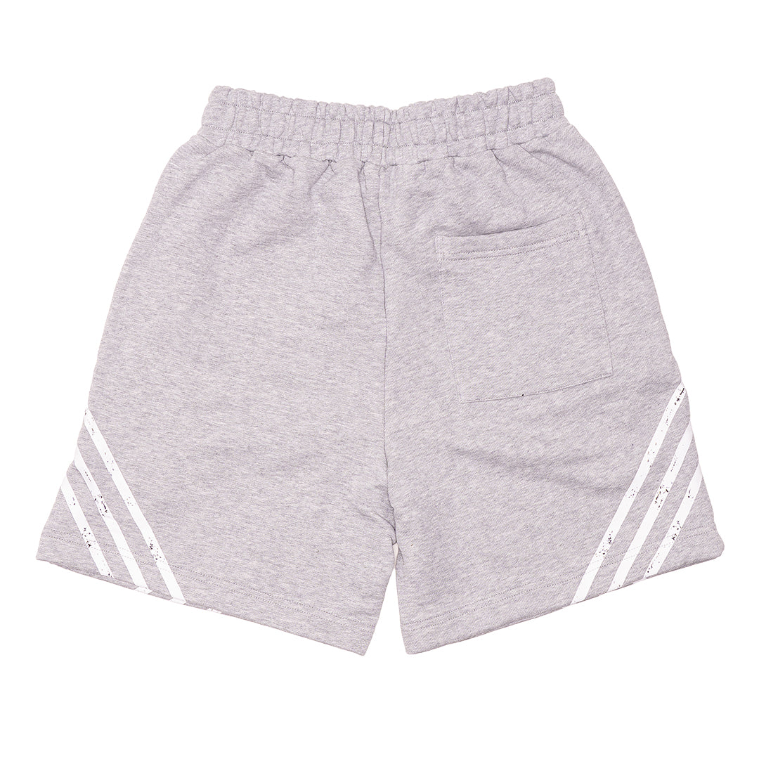 prestige "p logo" striped shorts