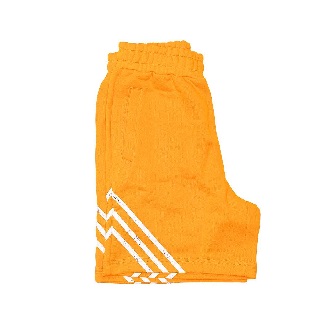 prestige "p logo" striped shorts