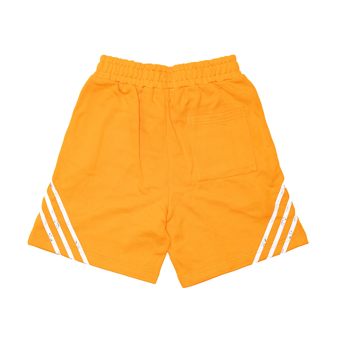 prestige "p logo" striped shorts