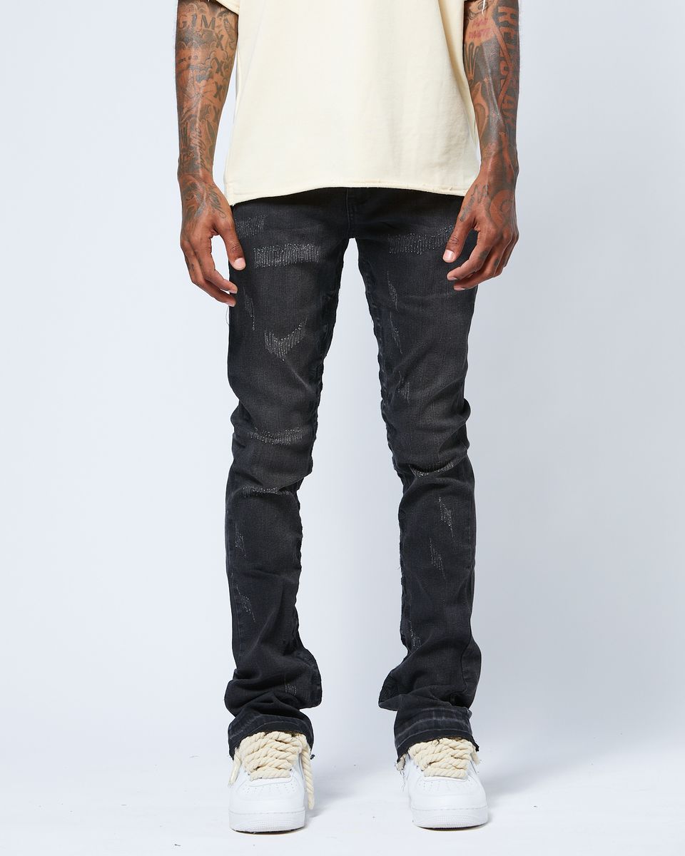 ajenda black wash jeans