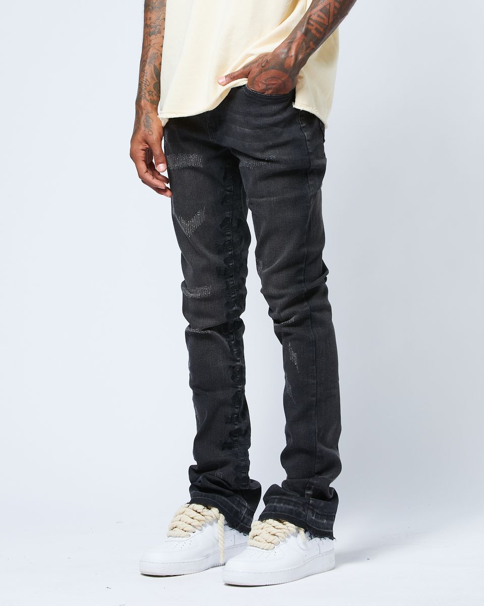 ajenda black wash jeans