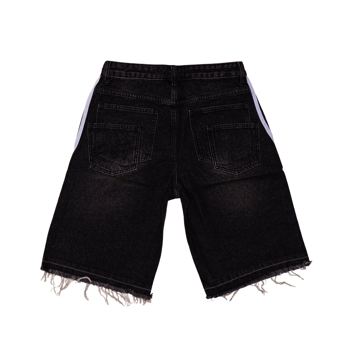 prestige black taped jorts