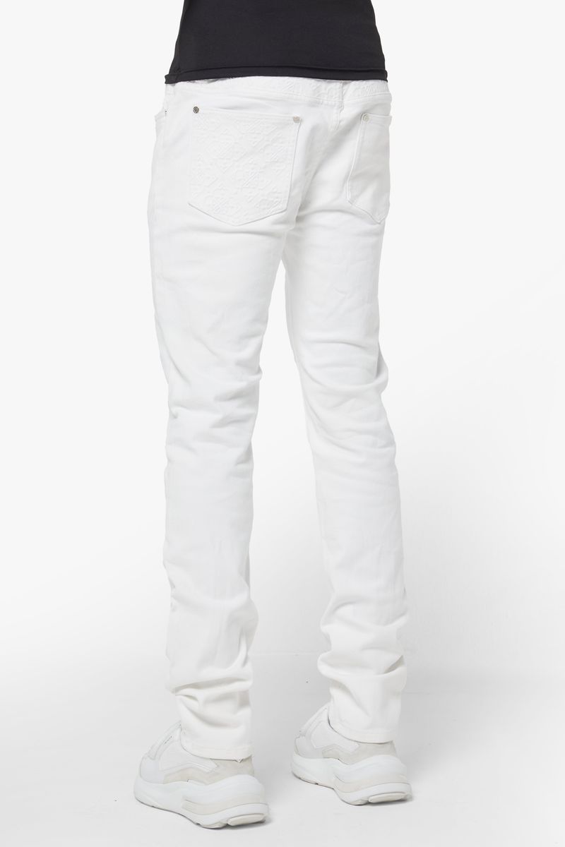 guapi white regular denim