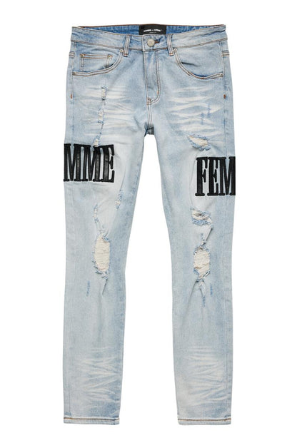 Homme Femme Jeans