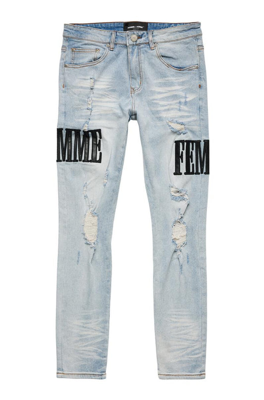 Homme Femme Jeans