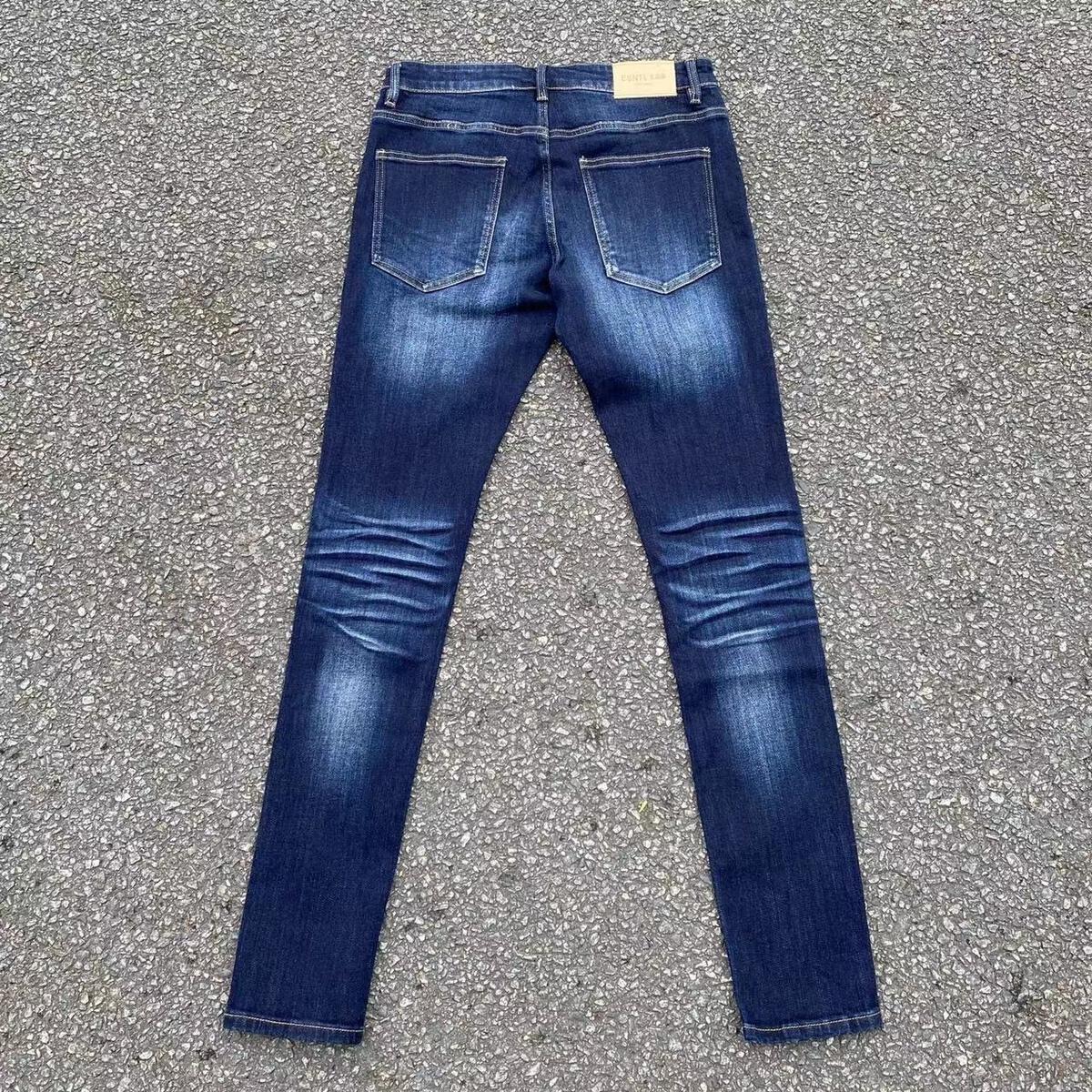 esntl lab salient slim blue jeans