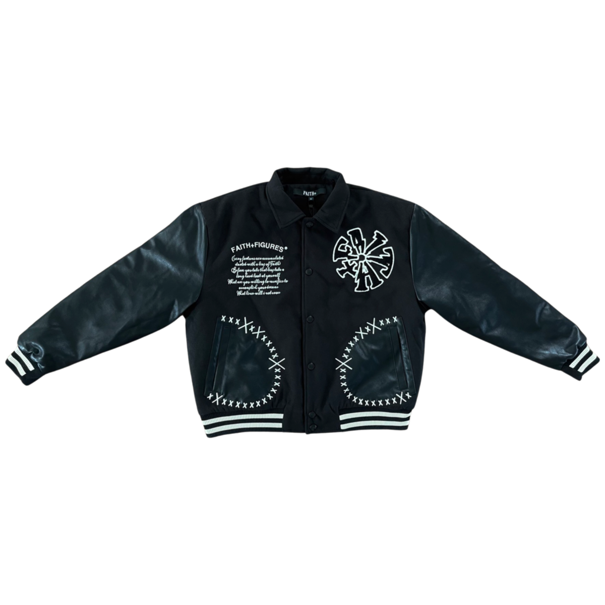 faith varsity jacket