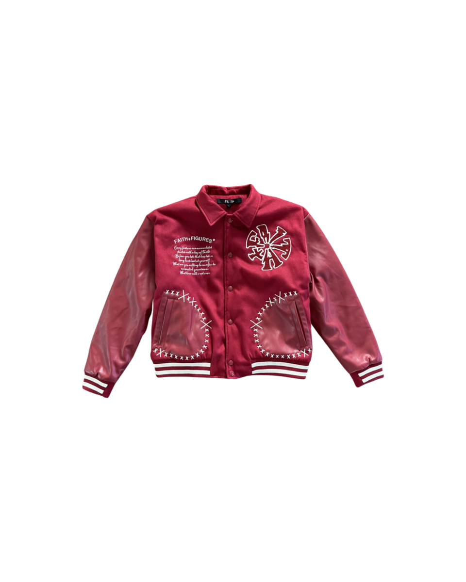 faith varsity jacket