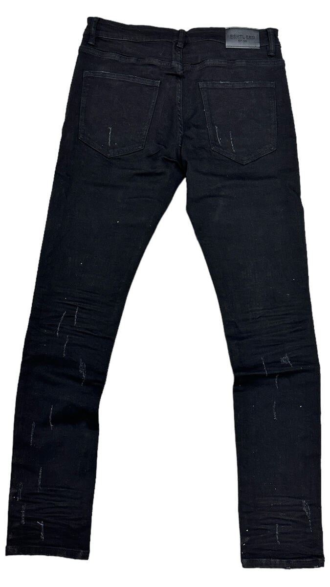 esntl lab jet black jeans