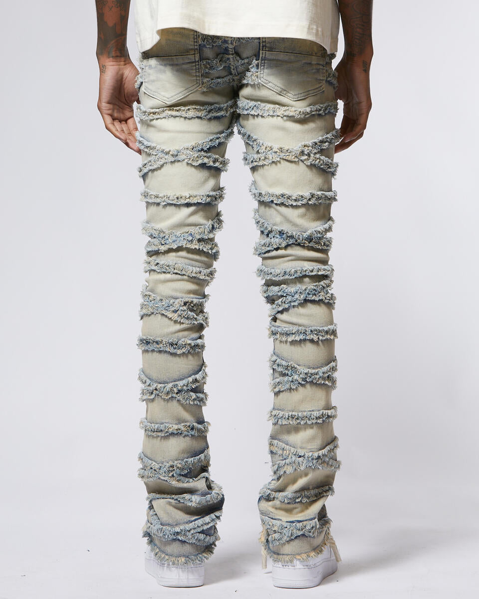 ajenda stacked jeans