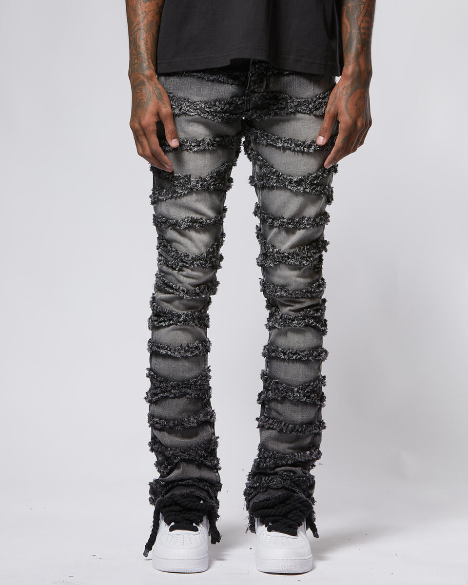 ajenda stacked jeans