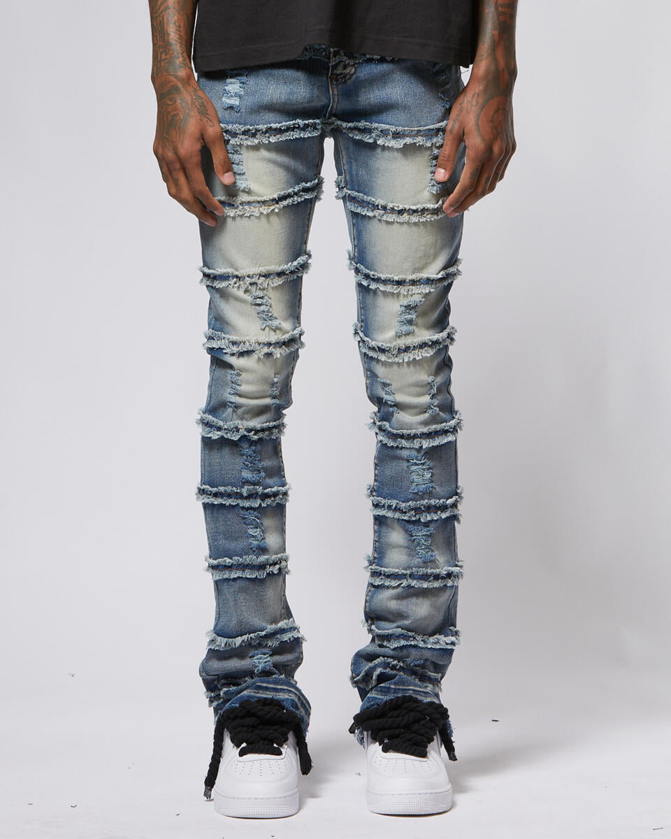 ajenda stacked jeans