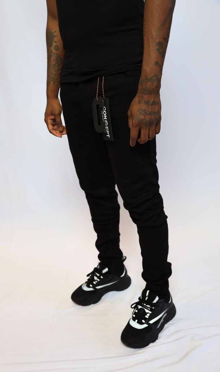 concept noir jet black denim