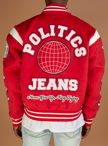 Politics Varsity Jacket