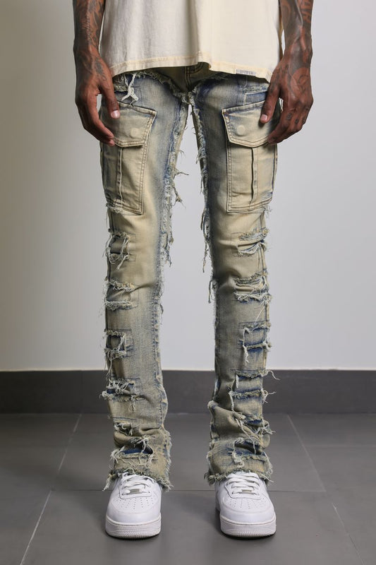 Ajenda Santo Stacked Jeans