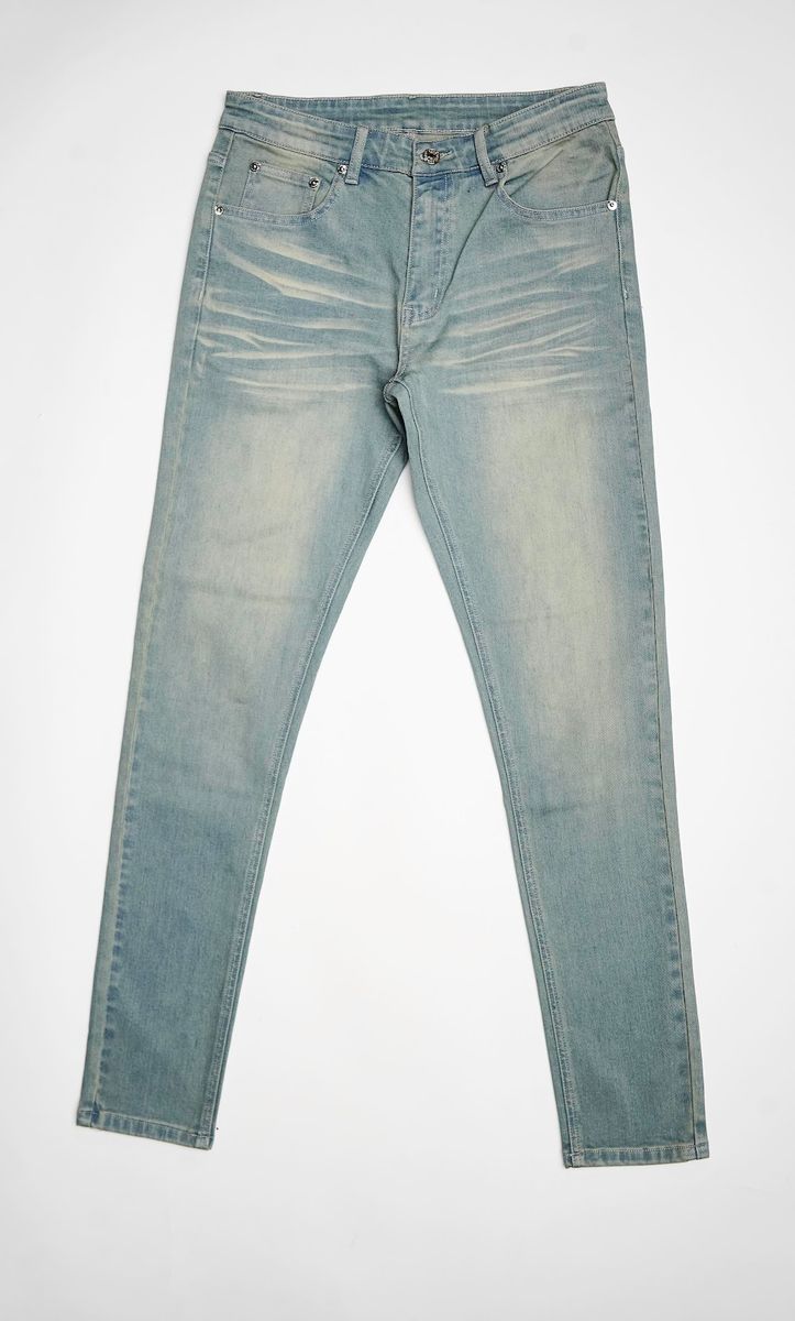 concept algae blue denim