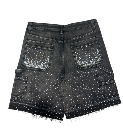 Heritage Black Wash Jean Shorts