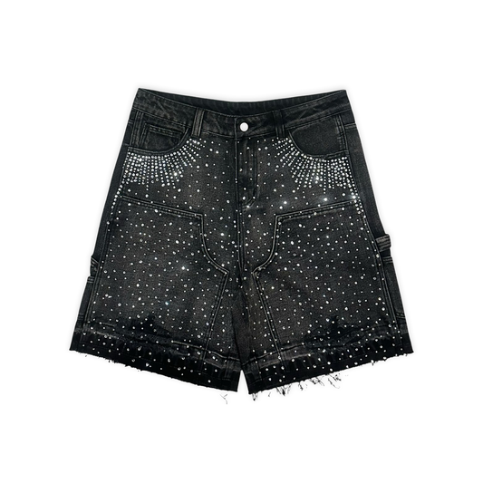 Heritage Black Wash Jean Shorts