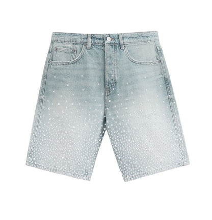Almost Someday Rhinestone Jorts