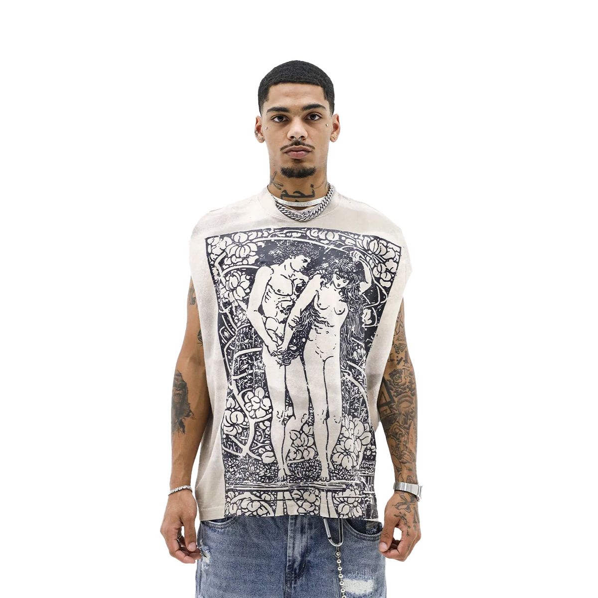 heights district adam & eve tee