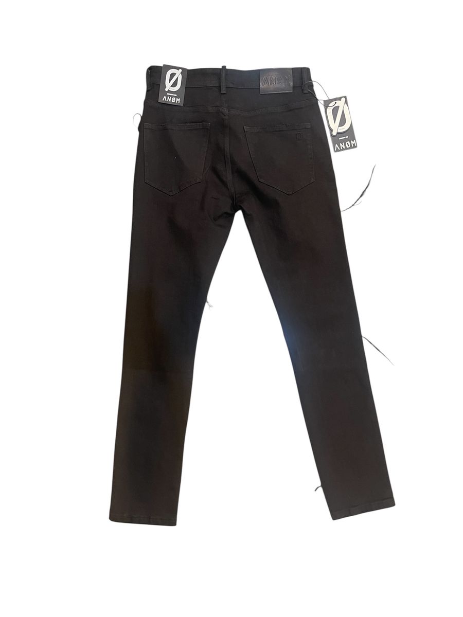 anom zigzag skinny denim