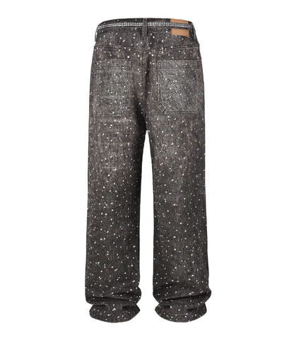 Undeveloped Noir Rhinestone Denim