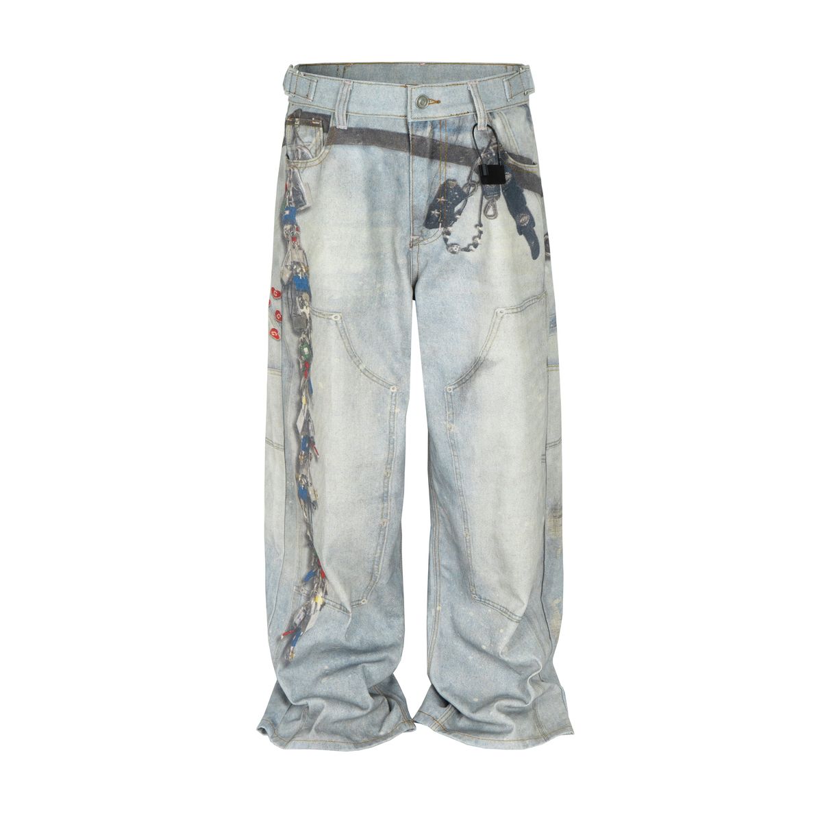 undeveloped wideboy padlock denim
