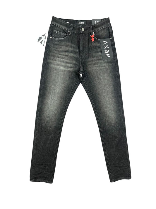 Anom Black Wash Skinny Jeans