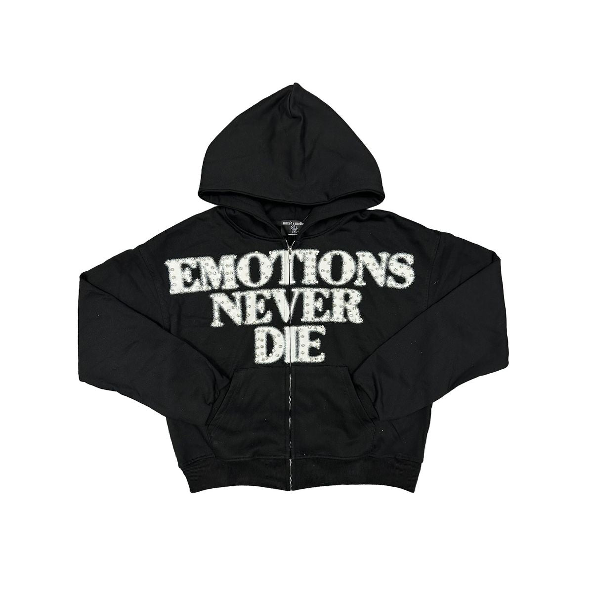 mixed emotion 'end' hoodie