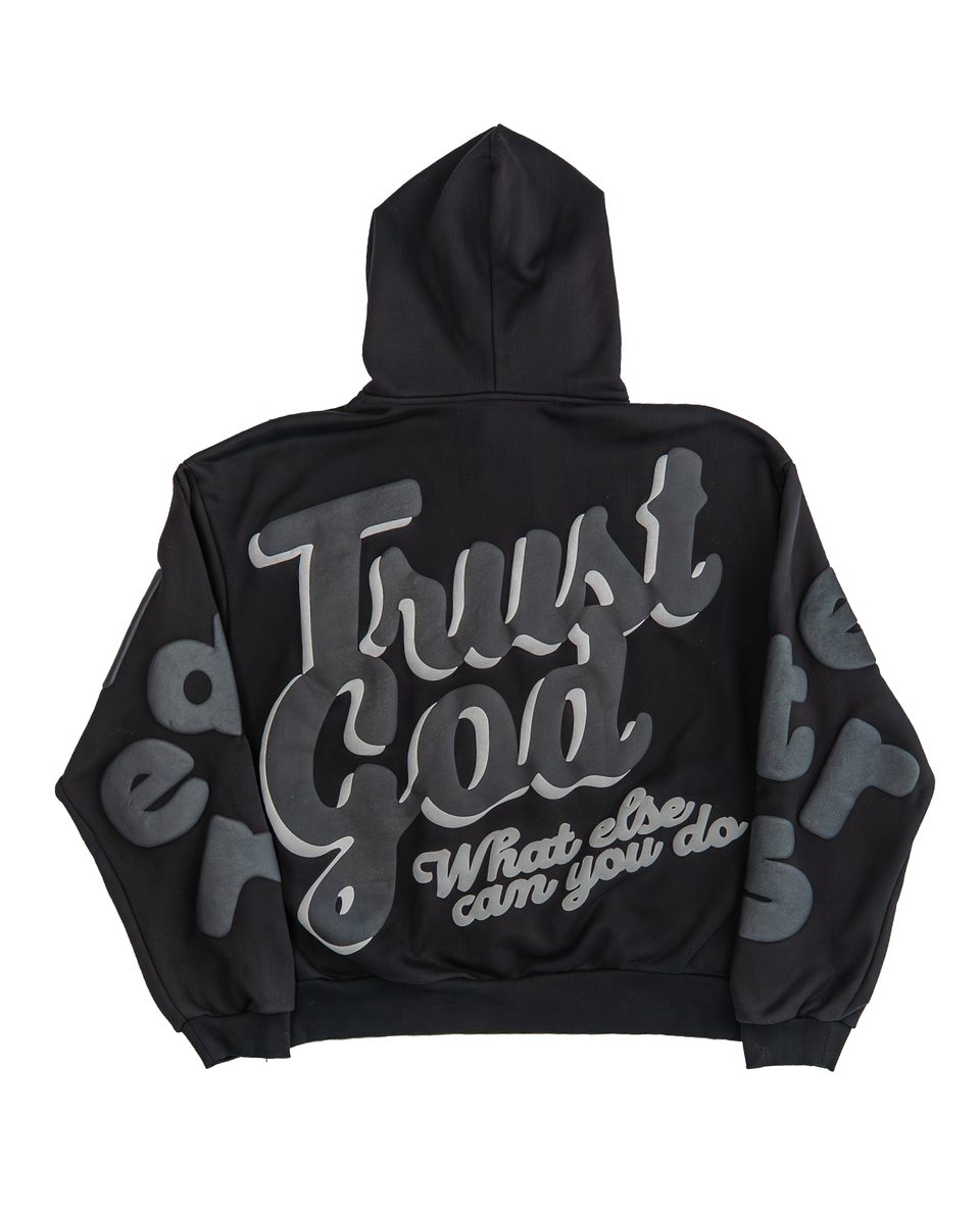 red letter trust god scattered hoodie