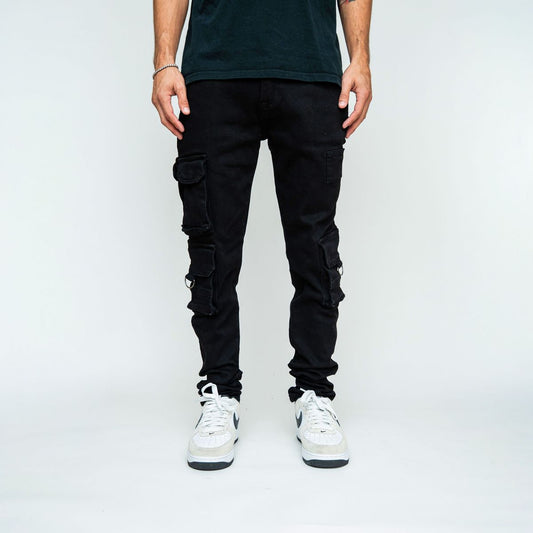 Pali Denim Black Pocket Jeans
