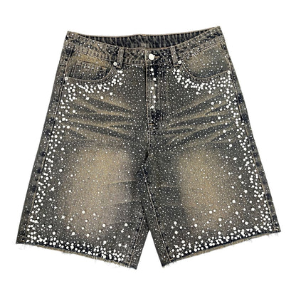 Concept KEYSTONE Rhinestone Jorts