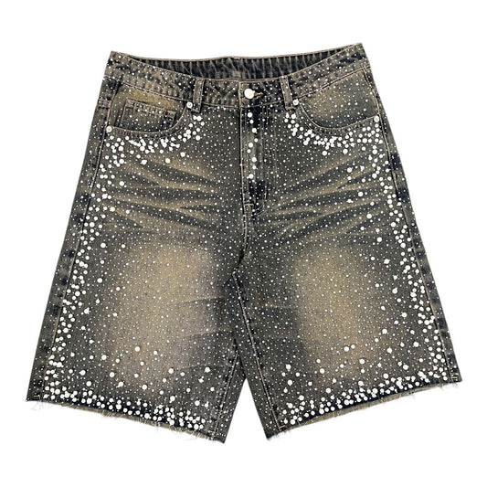 Concept KEYSTONE Rhinestone Jorts