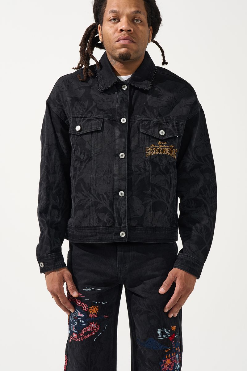 serenede souvenir denim jacket