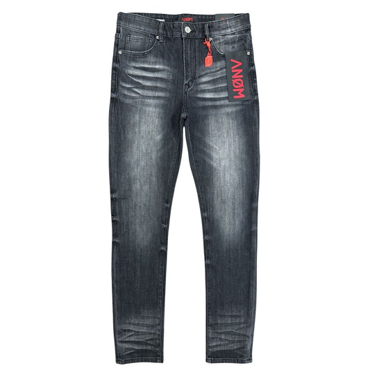 Anom Black Wash Skinny Jeans