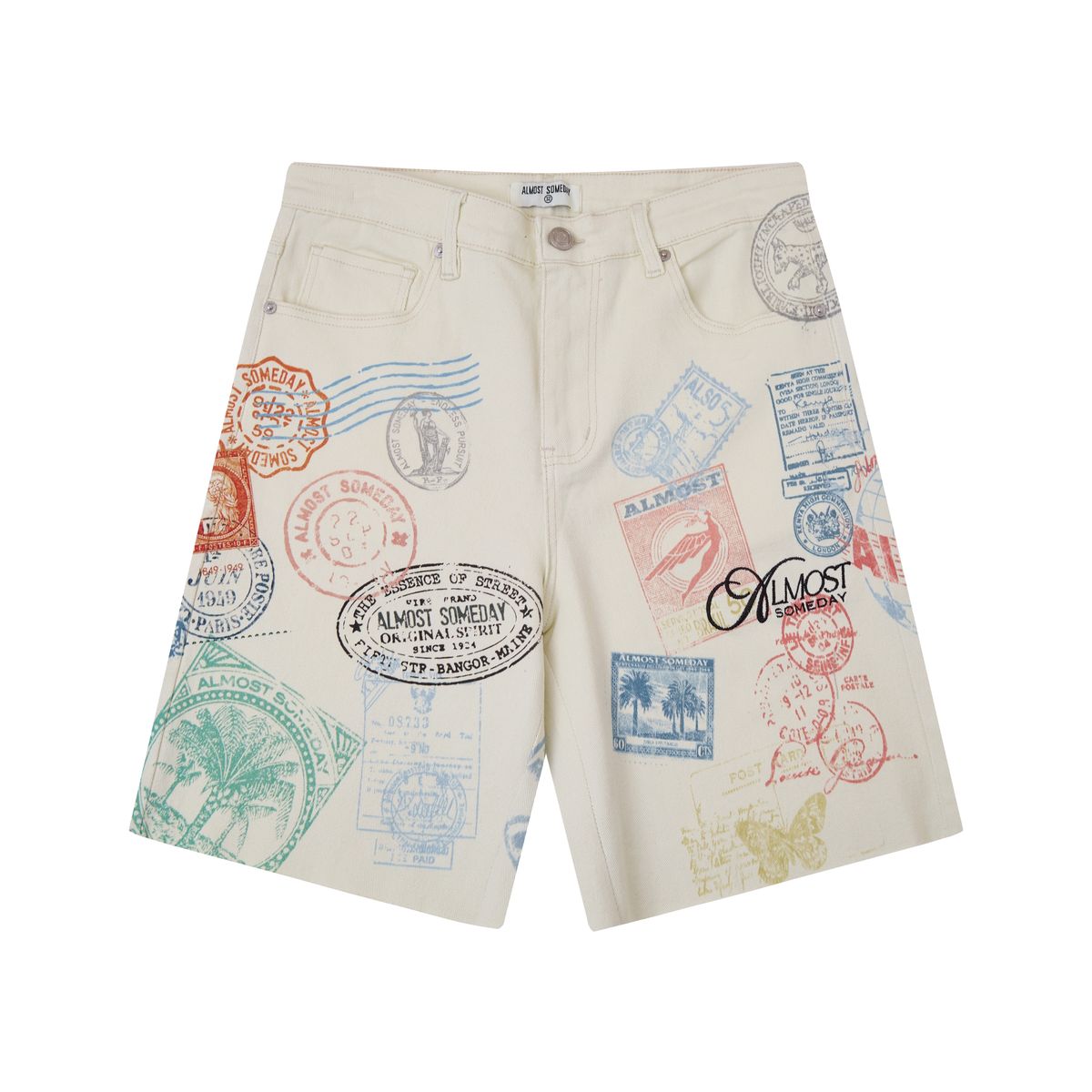 almost someday postcard jorts