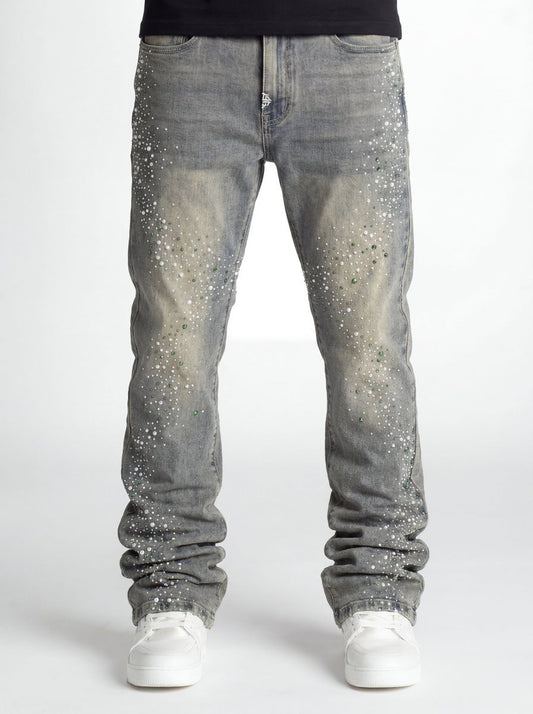 Guapi Olive Pearl Denim Jeans