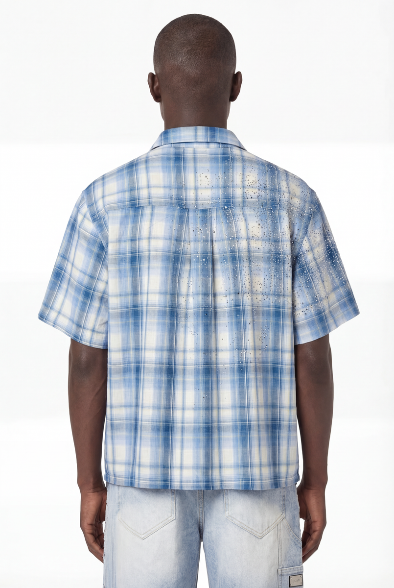 guapi glacier plaid tee