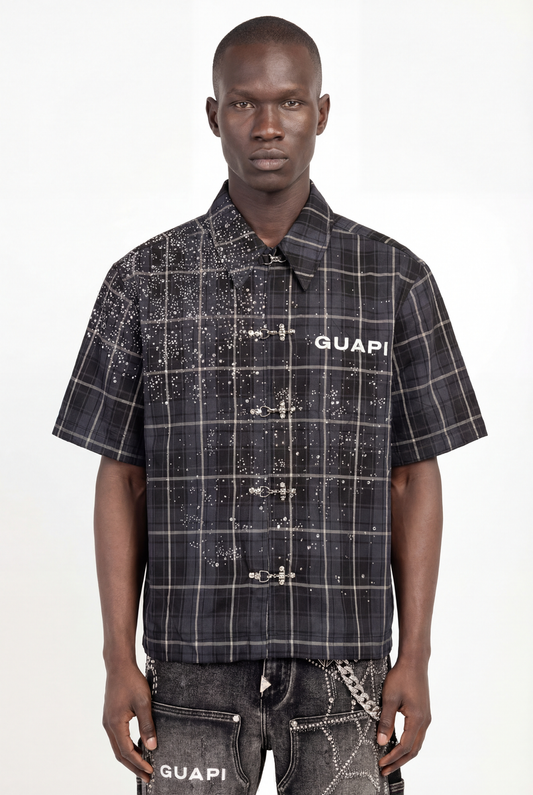 Guapi Shadow Plaid Tee