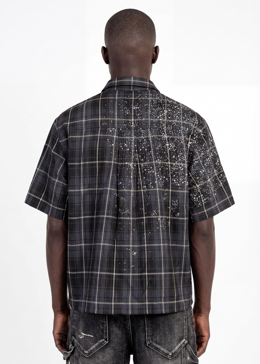 guapi shadow plaid tee
