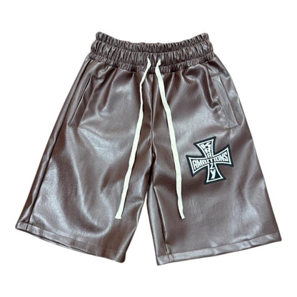 KZA Leather Shorts