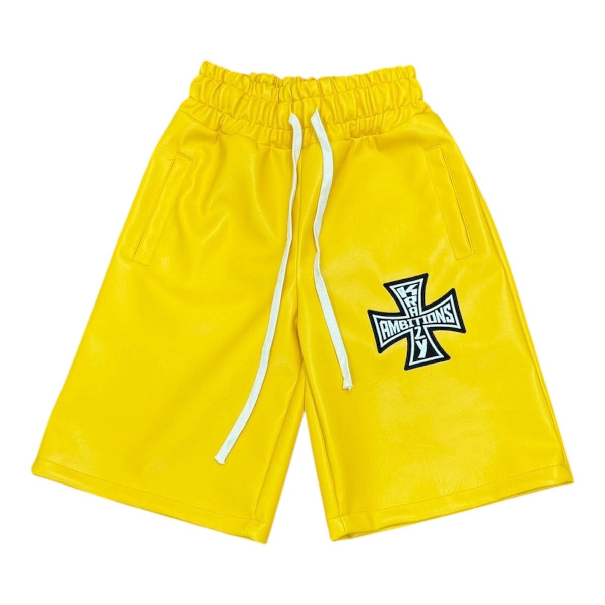 kza leather shorts